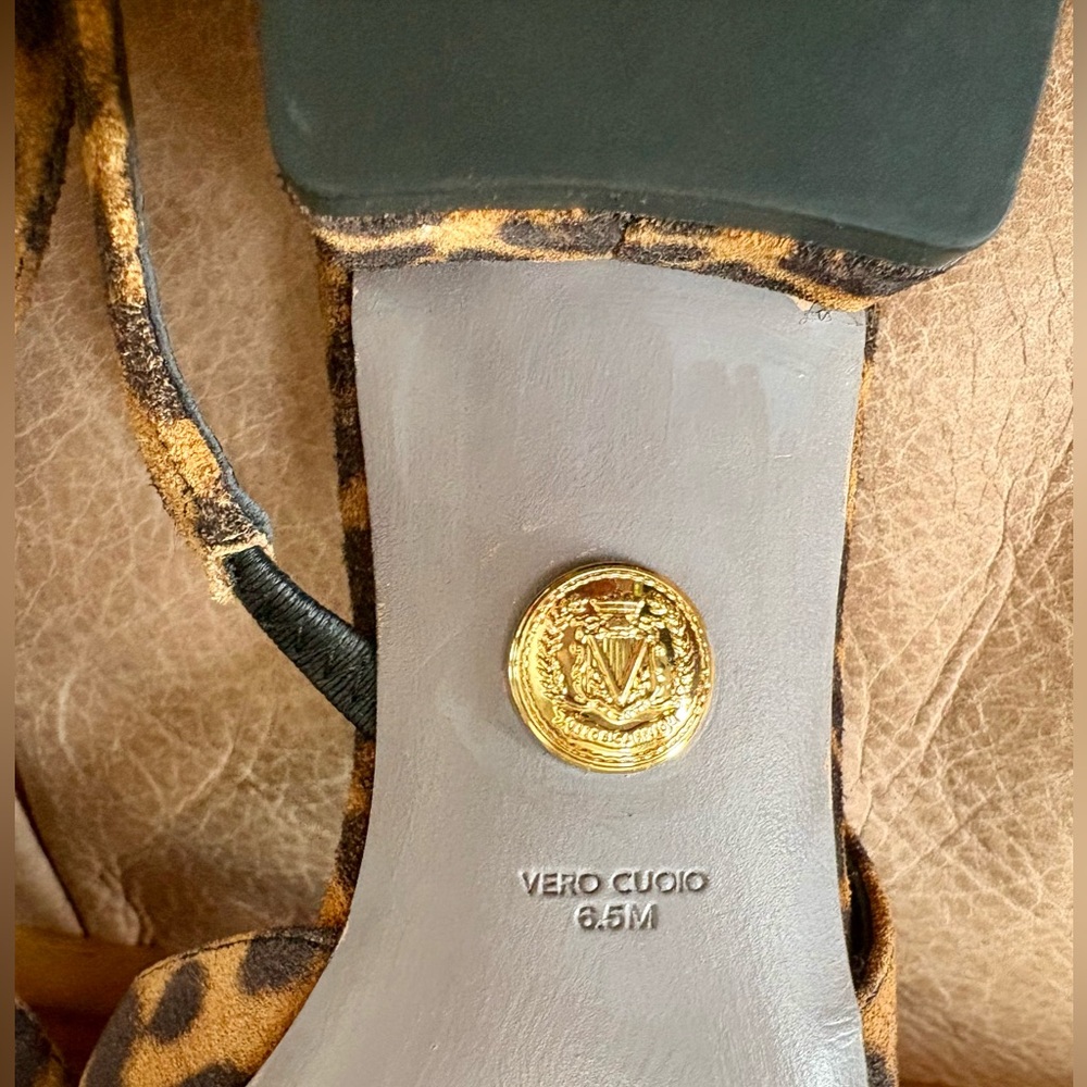 VERONICA BEARD Cecile Leopard Print Slingback Pum… - image 7